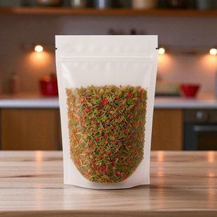 Stand-up Pouch with zip-lock, TRANSPARENT MATTE, 130х200х32, 150g