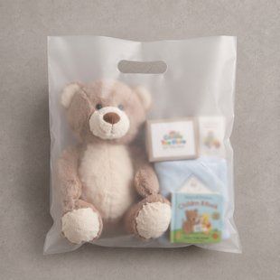 Torba foliowa z wyciętym uchwytem 51 &micro;m (100 szt.), 30х30cm, PRZEZROCZYSTY MATOWY