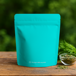 Doypack  100% RECYCLABLE, EMERALD, 200х190х36, 250g