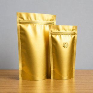Doypack ze struną, ZŁOTY, 140х240х40, 250g